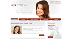 Desktop Screenshot of jeysdentalcare.co.uk